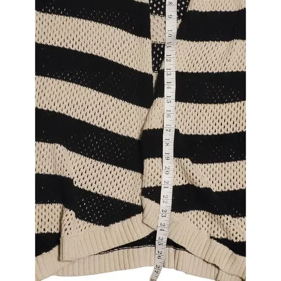 Xhilaration Womens Open-Front Knit Cardigan w short cuffed sleeves Size L EUC - Picture 7 of 10